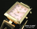 アンクラーク ANNE CLARK レディース 腕時計 ブランド アナログ トランプ 天然シェル文字盤 AA1030-17PG ピンク/ゴールド