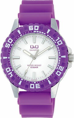 【SALE】 CITIZEN シチズン Q&Q CBM ユニセックス 腕時計 W360-341 パープル ※送料無料対象外