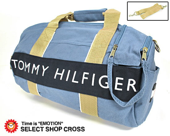 TOMMY HILFIGER トミーヒルフィガー ロゴ ミニボストンバッグ M6L500079-421 ブルー