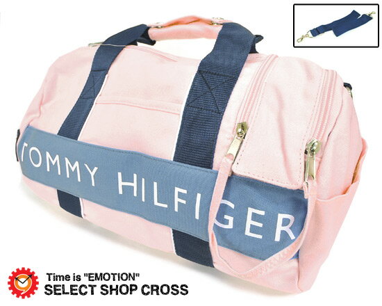 TOMMY HILFIGER トミーヒルフィガー ロゴ ミニボストンバッグ M6L500079-661 ピンク