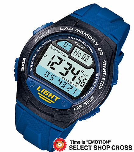 【SALE】カシオ CASIO SPORTS GEAR スポーツギア メンズ 腕時計 デジタル W-734J-2AJF ブルー 