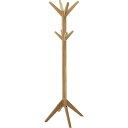 ポールハンガー/コートハンガー 【ショートタイプ 幅42×奥行42×高さ120cm】 木製 『Hafen ハーフェン』 〔リビング〕