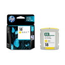 (まとめ) HP18 インクカートリッジ イエロー C4939A 1個 【×3セット】