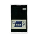 業務用20L 10枚入03LLD黒 P22 【(60袋×5ケース)合計300袋セット】 38-332
