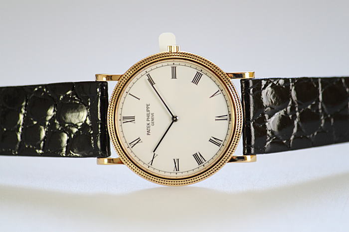 《送料無料/返品可》　PATEK PHILIPPE パテックフィリップ　カラトラバ　3520D　パテックフィリップにてOH・磨き・新品バンド交換済み　【中古】【MB-KP】