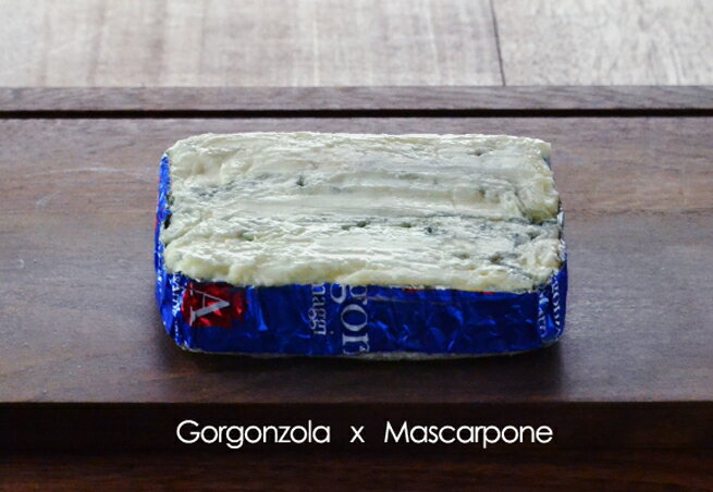 ゴルゴンゾーラ・マスカルポーネ 300g(不定貫)【青カビ/ブルーチーズ/イタリア】 ランキングお取り寄せ