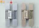 【スガツネ】 ランプ印 三次元調整機能付隠し丁番 HES3D-120型 【HES3D-120DC】 【120mm】 【シルバー】