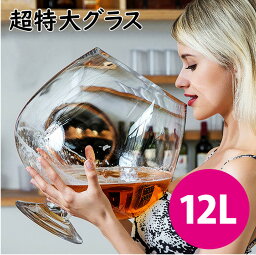 超特大 ブランデー<strong>グラス</strong> 特大 <strong>グラス</strong> ワイン ビール 12000mL 【巨大 大型 パーティー 宴会 お酒 コップ インテリア 結婚式 誕生日 賞品 <strong>ゆうたろう</strong> 水槽 金魚鉢 プレゼント SNS インスタ映え】