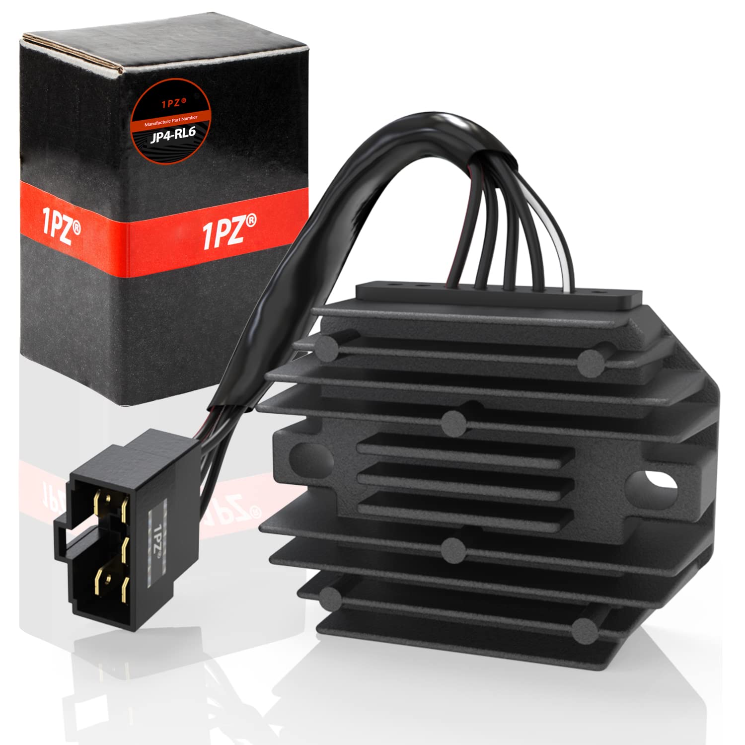 【送料無料】1PZ JP4-RL6 5ピン 14v-15v レギュレーター スズキ スカイウェイブ250 CJ41A CJ42A スカイウェイブ400 CK41A CK42A DR650 GSR125 ジェベル250XC ヤマハ マジェスティ125Fi マジェスティ250-1型 社外品 バイク用
