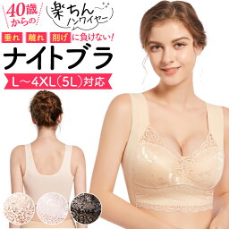 【送料無料】ナイトブラ ブラジャー 大きいサイズ <strong>授乳ブラ</strong> ノンワイヤー シームレス 育乳 美乳 産前 産後 バストケア 補正ブラ <strong>ホックなし</strong> 夜用ブラ 昼夜兼用 かわいい ふんわり リラックス 30代 40代 50代 ブラック ベージュ ピンク L XL XXL XXXL 3L 4L 5L