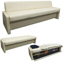 【送料無料】リクライニングベンチ(収納付) MBC-91SBNH ブラック サイズ:W1800×D630×H630mm
