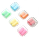 【2/24(月)までポイント3倍!】騒音を遮断! ソフト 耳栓 耳せん 携帯ケース付き 10個セット 防音 遮音 睡眠 作業 勉強 ◇RZ-SOHUMIMI