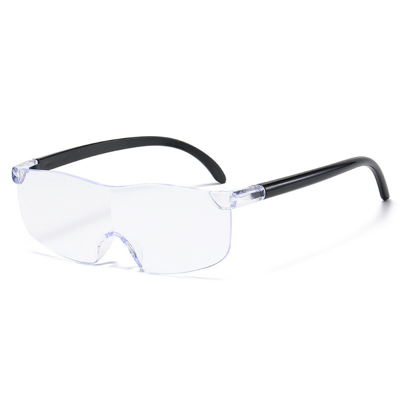 メガネの上からかけられる拡大ルーペ 3倍 拡大ルーペ メガネ型ルーぺ ブルーライトカット 読書用 おしゃれ 高性能 拡大鏡 ルーペ 眼鏡型 おしゃれ 眼鏡 メガネ