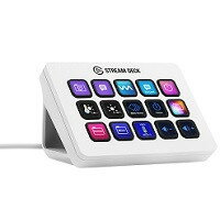 Elgato Stream Deck MK.2 White（日本語パッケージ） <strong>10GBA9911-JP</strong> 多機能 ショートカットキーボード LCDボタン15個 ホワイト