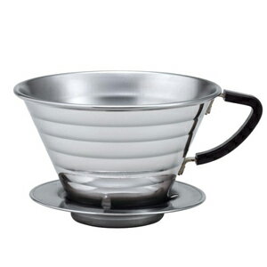 カリタ Kalita ウェーブシリーズ ステンレス製 ウェーブドリッパー185 [ 05033 ] 2〜4杯用 ろ紙 185対応 ウェーブドリッパー ドリッパー ドリップ ステンレス 珈琲 コーヒー コーヒー粉 ドリップコーヒー コーヒーショップ 喫茶店 店舗 2〜4人用