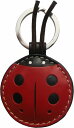 バーニーズニューヨーク キーホルダー 本革製 レザー てんとう虫 レッド BARNEYS NEWYORK LEATHER KEY HOLDER 007