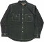 カムコ 長袖 シャンブレーシャツ ブラック CAMCO CHAMBRAY SHITRS 018