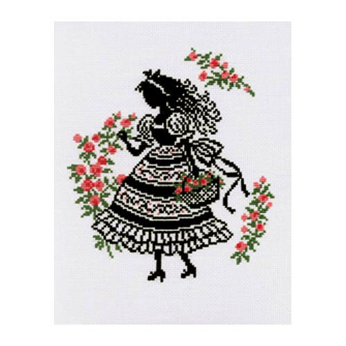 刺繍　刺しゅうキット　オリムパス　オノエ・メグミ　少女のステッチ　花かご