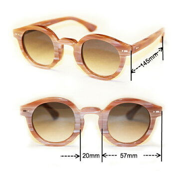MOVITRA Sunglasses LIGHT HORN WITH GRAY GRDIENT LENSES モビトラ サングラス ツノ柄エフェクト グレーグラデーションレンズ ボストン型 ユニセックス 男女兼用 Made in Italy