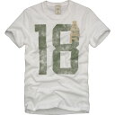 2009年春新作!【100%本物保証!】【Abercrombie & Fitch】アバクロ独特の抜群のビンテージ感を楽しめるアイテム!アバクロ メンズTシャツ Curtis Pond ホワイト【kzxeu7t】【10P24Nov09】