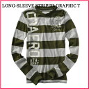 56OFF!2010ǯAEROPOSTALEݥơ(T)(ᥫ)(S,M,L,XL)ݥơ  T LONG-SLEEVE STRIPED GRAPHIC T IVY ꡼(4369998)