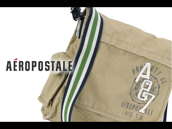 57OFF!2010ǯAEROPOSTALEݥơ(å󥸥㡼Хå)(ᥫ)(XS,S,M,L,XL)ݥơ  å󥸥㡼Хå PROPERTY OF MESSENGER BAG 쥤