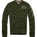 38%OFF!【100%本物保証!】【Hollister】2009年秋冬新作!(ロンT)(アメカジ)(S.M.L.XL)ホリスター メンズ ロンT Old Town オリーブ (homtl7) (2009年秋冬新作) 【kzxeu7t】