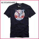 50OFF!2010ǯտAmerican Eagle(ȾµT)(ᥫ)(XS,S,M,L,XL)ꥫ󥤡  ȾµT AE STANDARD T ǥץͥӡ(0162-2680)