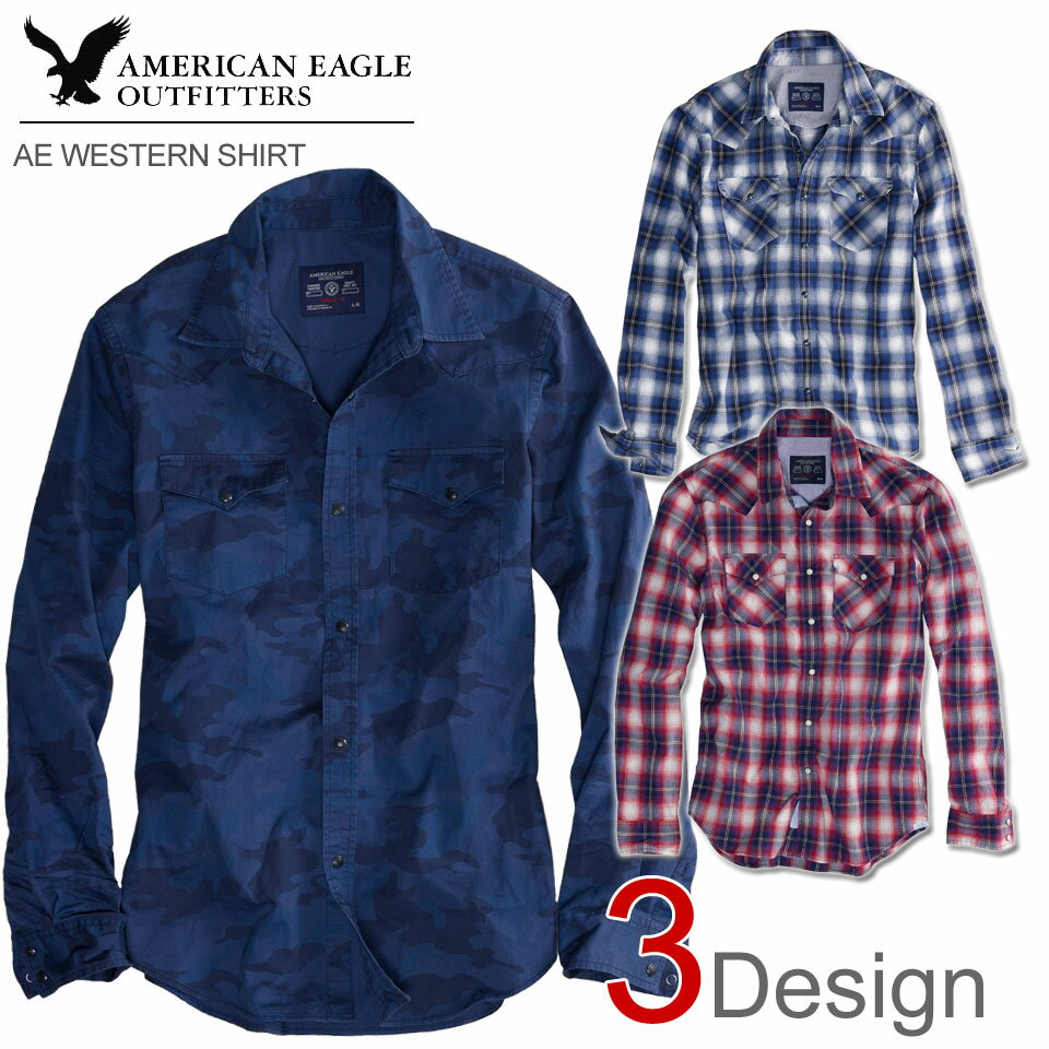Global Market: American eagle men casual shirt AE WESTERN SHIRT ...