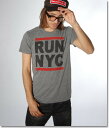 16OFF!2010ǯտLocal Celebrity(ȾµT)(ᥫ)(S,M,L)륻֥ƥ  ȾµT RUN NYC T-Shirt إ졼