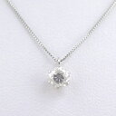 Pt900/Pt850 ★ネックレス ◇ダイヤモンド0.502ct ●最長44cm 【中古】/10020380