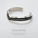 バングル ブレスレット INDIAN JEWELRY【送料無料】ナバホ族 TOM HOWK トムホーク V字型1ライン バングル メンズ レディース インディアンジュエリー オーバレイ シルバー スターリングシルバー NAVAJO ブレスレット ネイティブ・アメリカン シルバー925