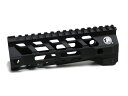 IRON AIRSOFT 各社リアルピッチM4シリーズ対応 BADタイプ SWITCH 556レール 6.7インチ ハンドガード Black