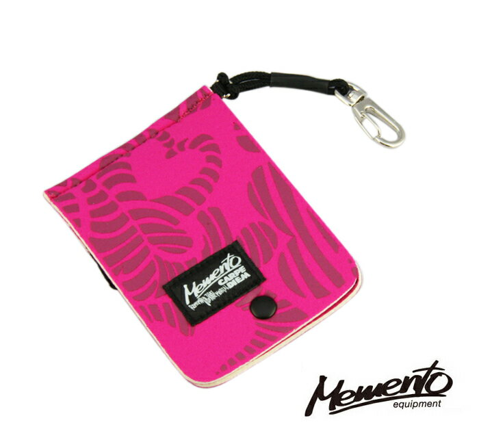 MEMENTO メメント パスケース PASSLET MEAC-017 ハートパターン ：PINK【メール便対応可】MEMENTO メメント パスケース PASSLET メメント スノーボード ネオプレーン素材 ハートパターン SNOW スノー