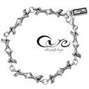 cure【キュア】ブレスレット レディース シルバー エンプティー Sサイズ キュービック 925 スターリングシルバー CU-BR-019S
