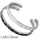 【LARA Christie*ララクリスティー】セイントグラス　ペアバングルラッピング無料