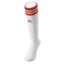 ミズノ ハイソックス(ソフトボール) レッド Mizuno ...