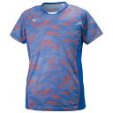 【在庫処分】ミズノ グラフィックTee メンズ トゥルーブルー Mizuno 32MA7615 26