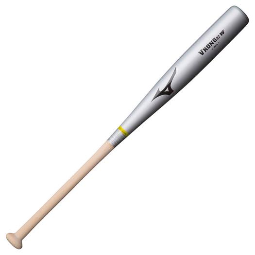 ミズノ 打撃可トレーニングVコング02-W(木製／83cm／平均900g) シルバー Mizuno 1CJWT17683 03の画像