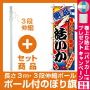 【セット商品】3m・3段伸縮のぼりポール...