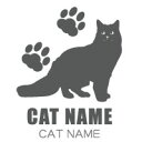 【送料無料】　猫ステッカー　猫デザインステッカー　ペットネームを入れられる　CAT13　猫カッティングステッカー 猫　ステッカー　