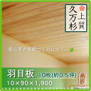壁材 羽目板 杉 無節 上小節 厚み10mm×巾90mm×長さ1,900mm(10枚/0.5坪)無垢材 国産材