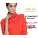 ゆうパケット 送料無料 シルクニットタートルネック Tシャツ タートル ネック ニット 生地
