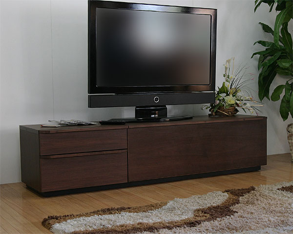 ◆【開梱・設置無料商品】　180-2テレビボード mv　天然杢ウォールナット ロータイプ …...:simple-interior:10000483