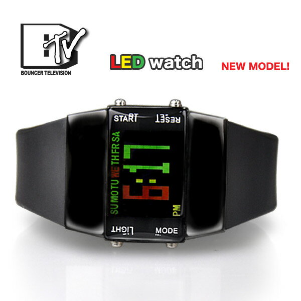 バウンサーTV/BOUNCER/LED腕時計/メンズレディース腕時計　メンズレディース腕時計腕時計とおもしろ雑貨のシンシア
