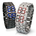 LEDブレスウォッチ LED Bracelet Watch男女ペア腕時計LEDが光るブレスレット型の近未来腕時計！