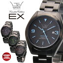 LTD watch EXステンレスモデル メンズ腕時計≪送料無料≫オールブラックステンレス各カラー限定150本のレアウォッチ入荷！