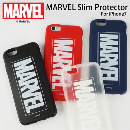 MARVEL Slim Protecter マーベルプロテクター iPhone7 ケース iphoneケース スマホケース カバー アメコミ マーヴェル ロゴ TPU 映画【メール便OK】【あす楽対応可】