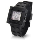 シリコン製キューブウォッチ CARBON ブリックウォッチ/Bric Watch メンズレディース腕時計腕時計とおもしろ雑貨のシンシア