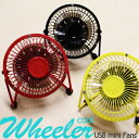 cool Wheeler(クールウィーラー)USB mini fans/USB扇風機 【あす楽_土曜営業】腕時計とおもしろ雑貨のシンシア